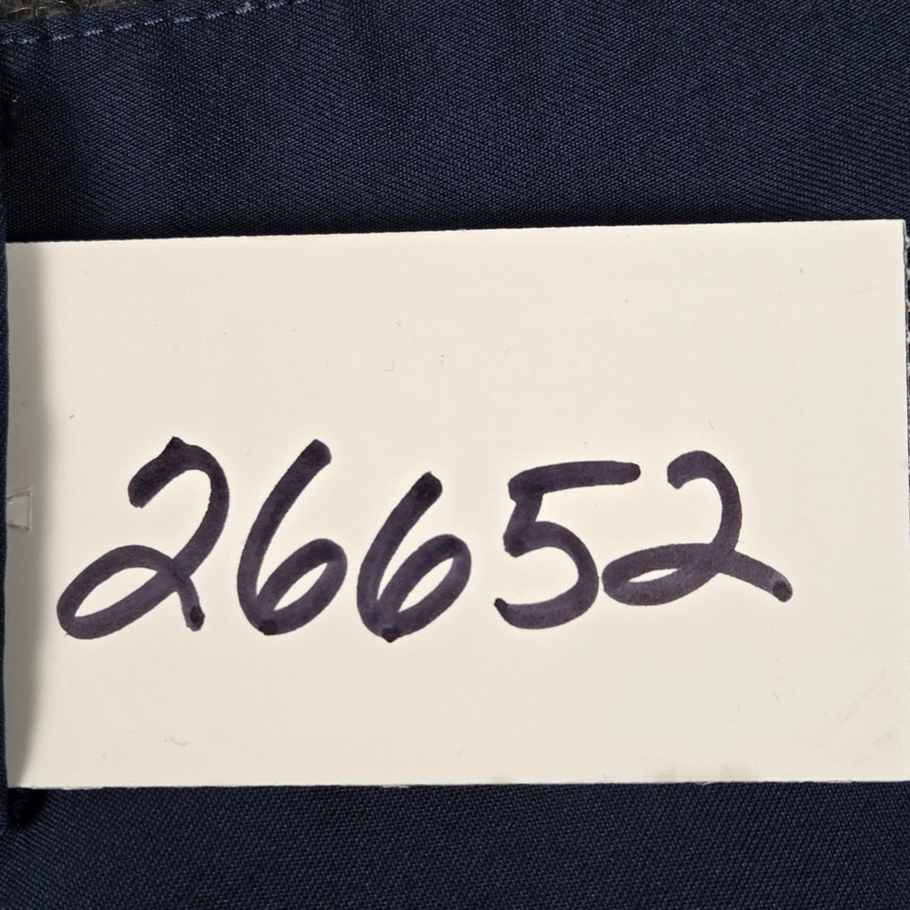 Adidas Mens Climalite‎ Golf Shorts Navy Blue Size 40 Flat Front 3 Stripe Logo - Picture 8 of 8